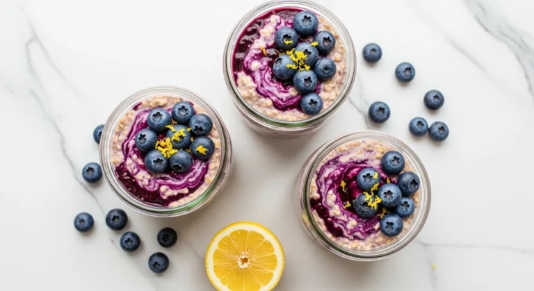 Lemon Blueberry Overnight Oats