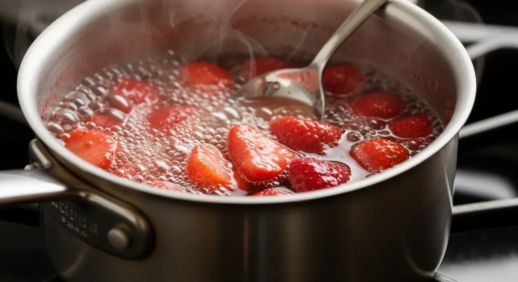 Homemade strawberry lemonade 2