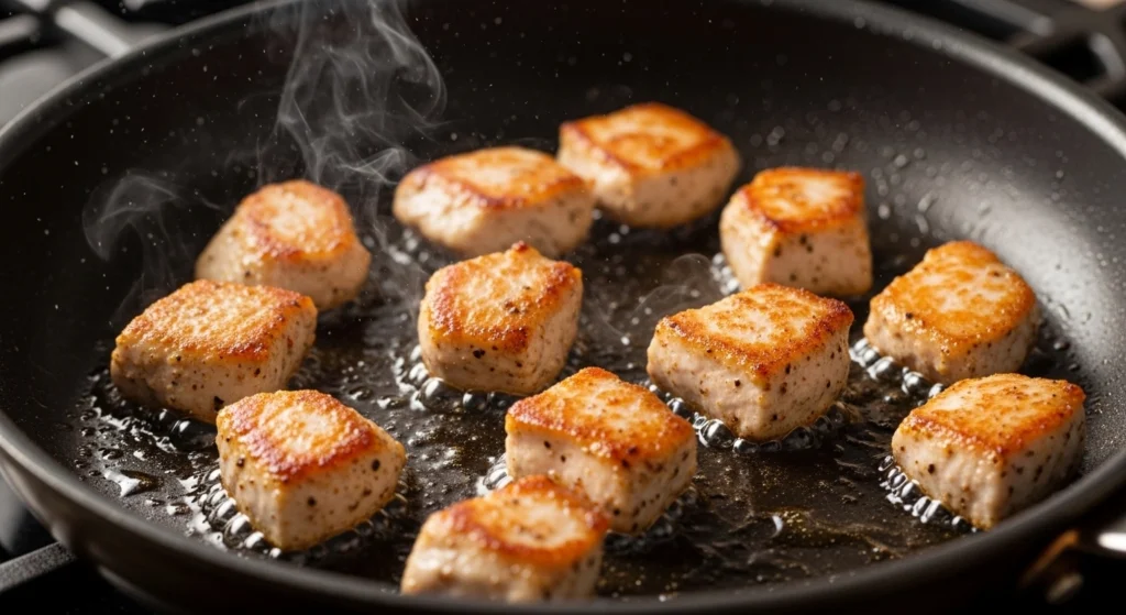 Low carb cheesy garlic chicken wraps