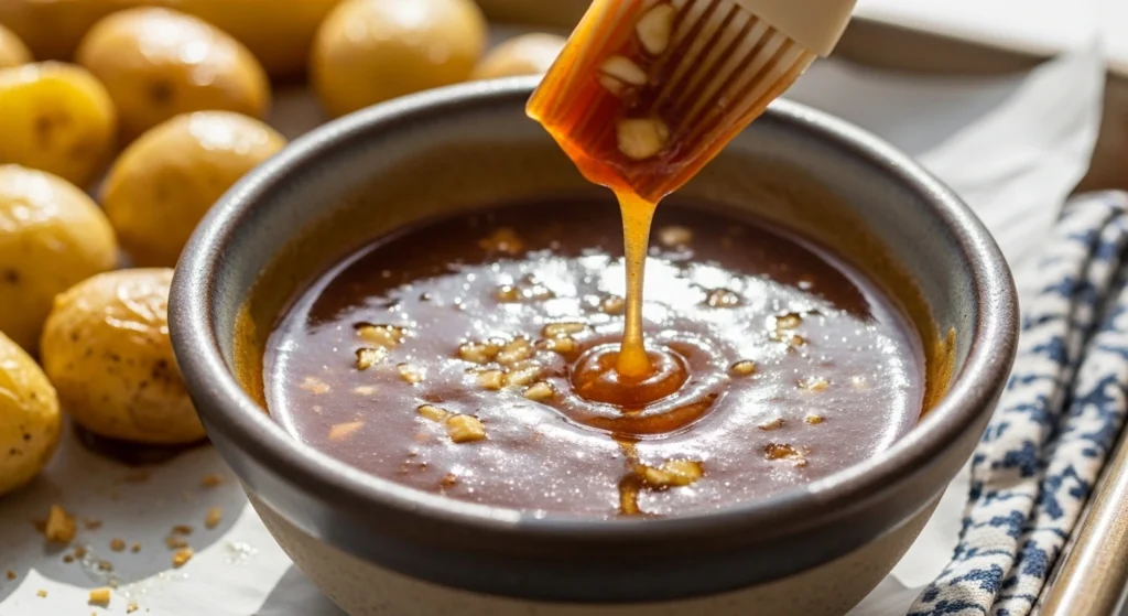 Sheet Pan Maple Dijon Glazed Salmon