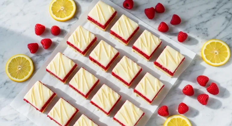 The Best Raspberry Lemon Blondies