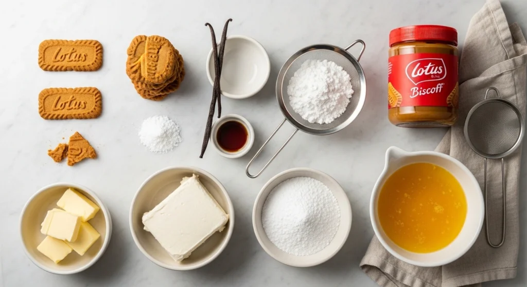 no-bake Biscoff cheesecakes