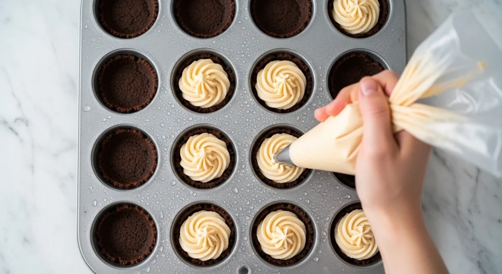 no-bake Biscoff cheesecakes