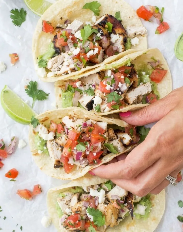 what to serve with chicken tacos